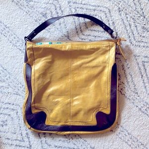 Kate Landry 100% Leather yellow purse